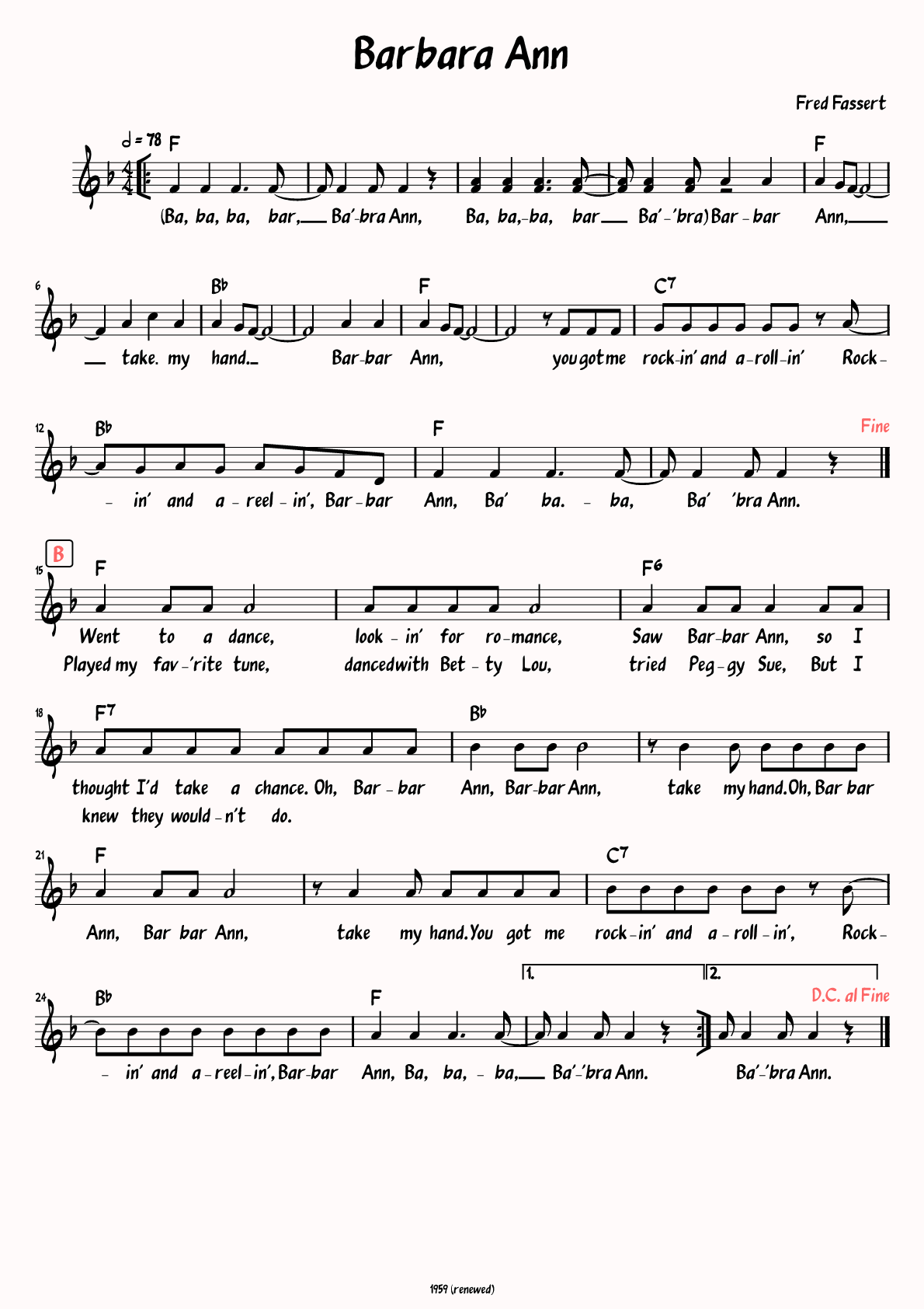 Sheet Music